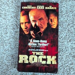 The Rock VHS Movie 1996 Sean Connery Nicolas Cage Action Thriller